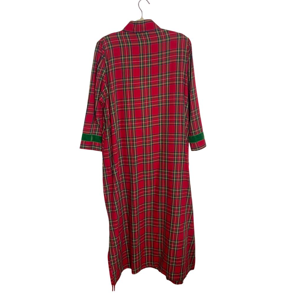 HOUSE OF MBR RED TARTAN BOUVIER LONG $385 NWT SIZE XL - Picture 11 of 14